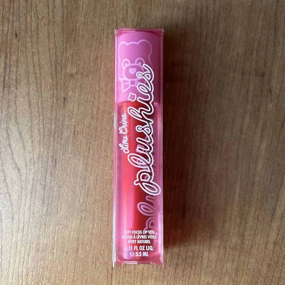 Lime Crime Plushies Pumpkin Latte Soft Focus Lip Veil Liquid Lipstick 0.11 oz
